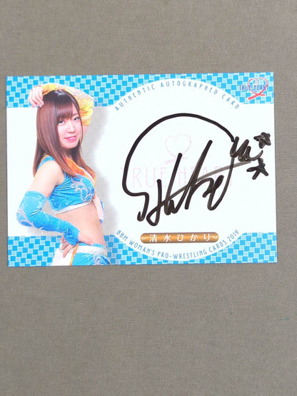 2019 BBM Hikari Shimizu Official Autographed Card