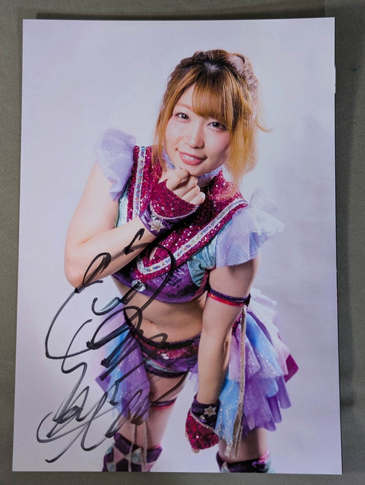 中野たむ 直筆サイン入り スターダムポートレート(C-6)