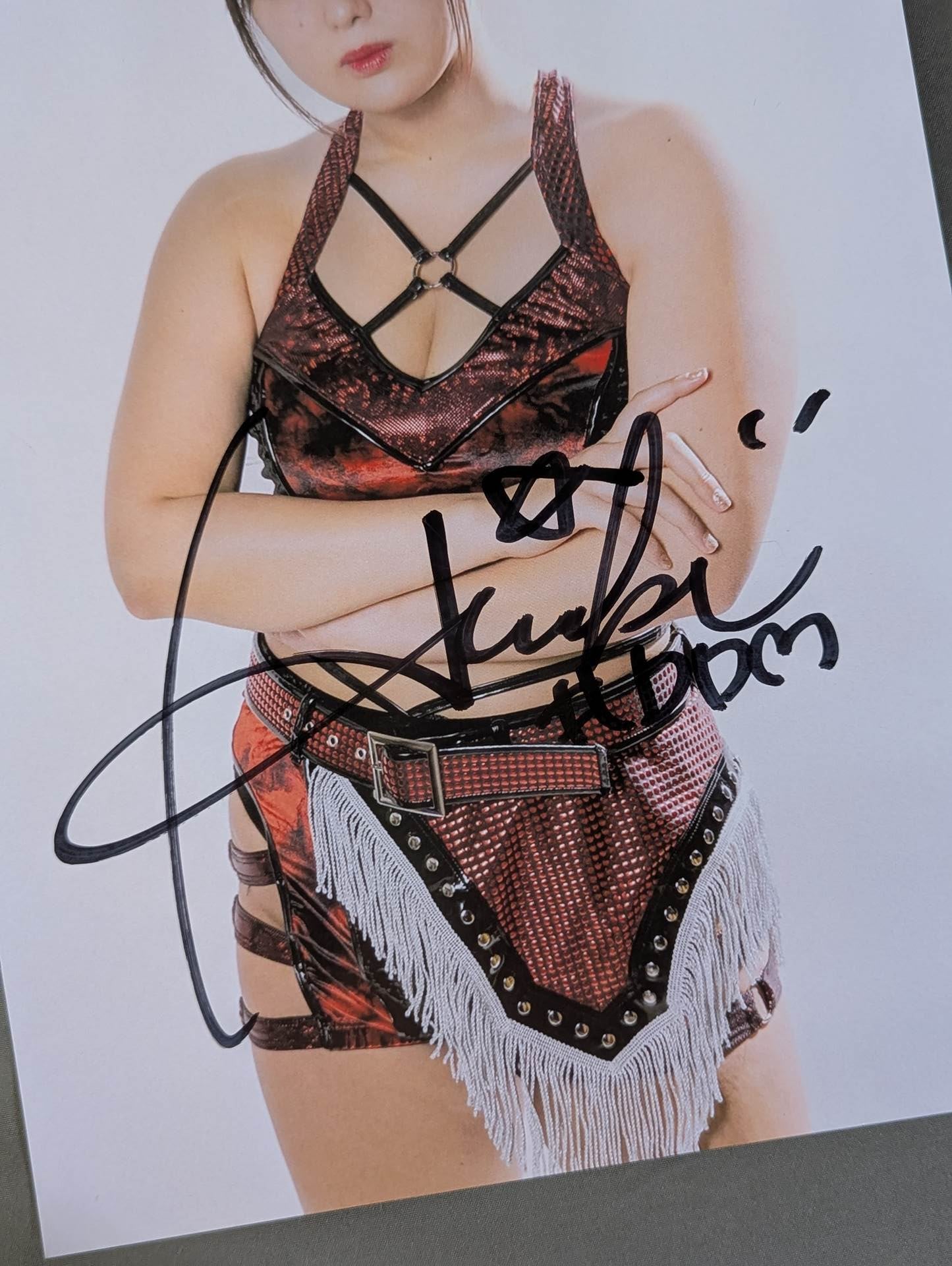 HIMEKA  hand signed autograph  Starda Pro-Photo  (Q-5)