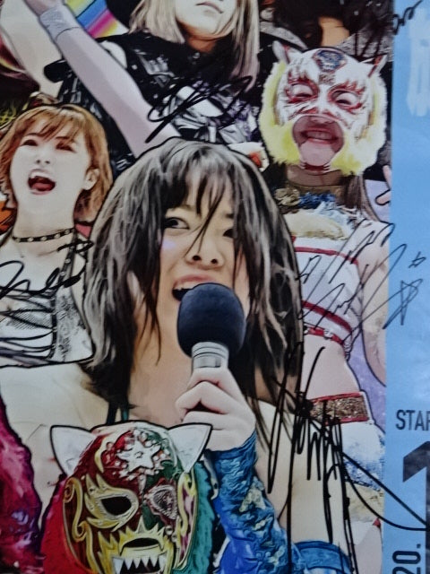 ★ All fighters  hand signed autograph ★ STARDOM SENDAI CINDERELLA 2020