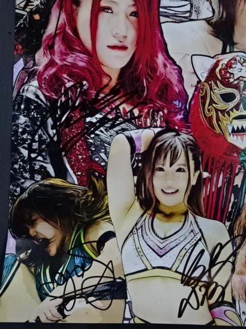 ★ All fighters  hand signed autograph ★ STARDOM SENDAI CINDERELLA 2020