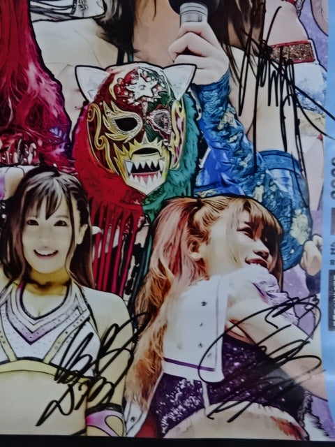 ★ All fighters  hand signed autograph ★ STARDOM SENDAI CINDERELLA 2020