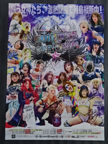 [18 fighters  hand signed autograph 】10th GODDESSES OF STARDOM