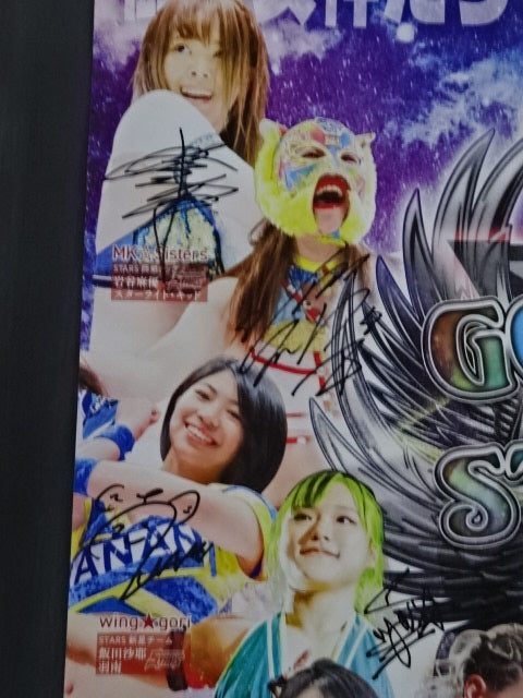 [18 fighters  hand signed autograph 】10th GODDESSES OF STARDOM