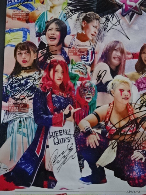 [18 fighters  hand signed autograph 】10th GODDESSES OF STARDOM