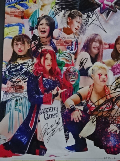 [18 fighters  hand signed autograph 】10th GODDESSES OF STARDOM