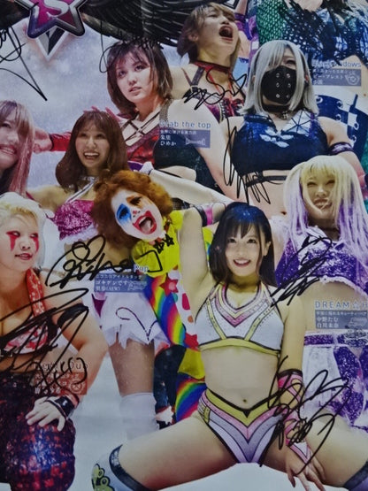 [18 fighters  hand signed autograph 】10th GODDESSES OF STARDOM