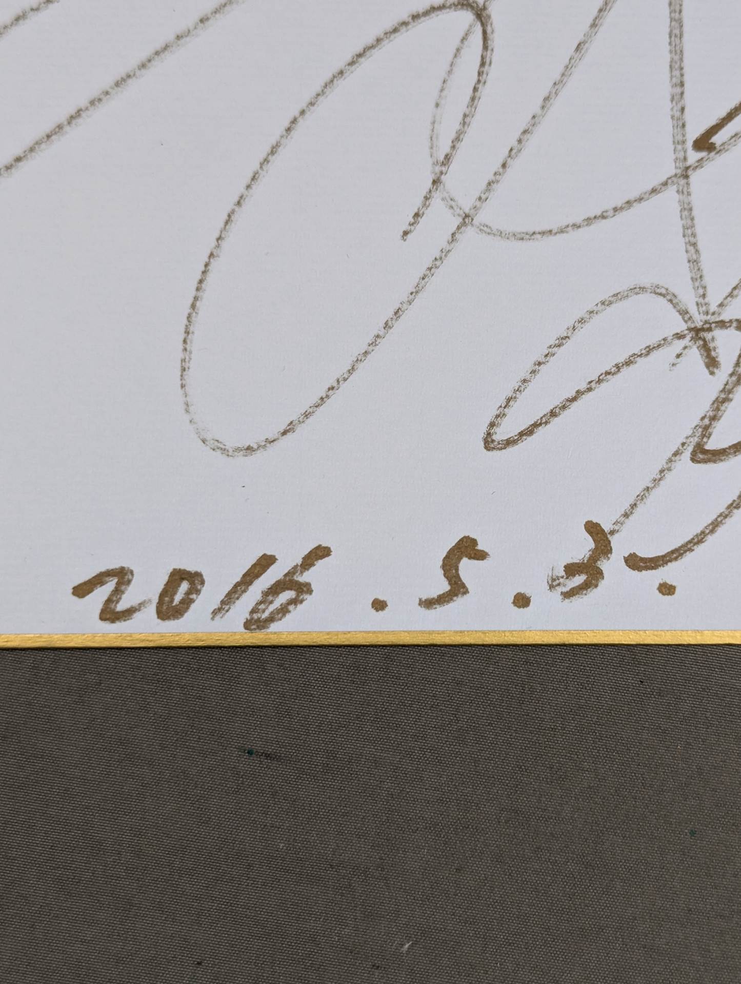 大仁田厚(千社札シール貼付)