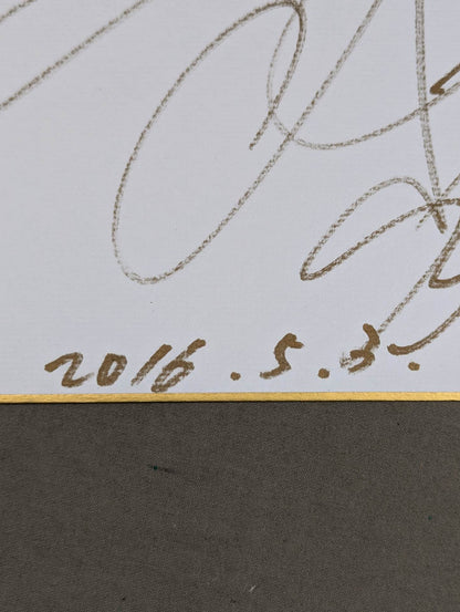 大仁田厚(千社札シール貼付)