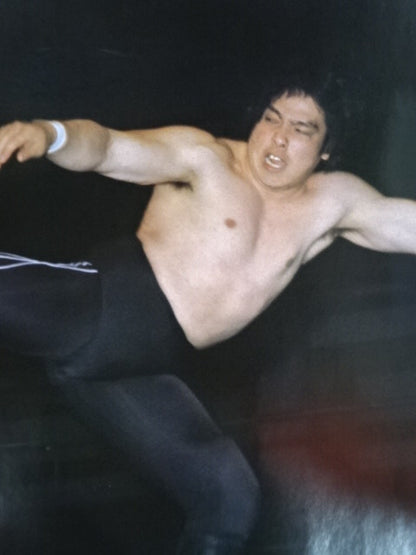 Super Tiger (Satoru Sayama ) GONG JUMBO PIN-UP Wrestling  SELECTION