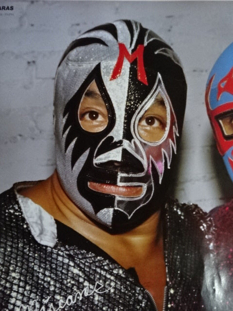 Mil Mascaras &Dos Caras  GONG JUMBO PIN-UP Wrestling  SELECTION