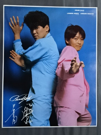 Chigusa Nagayo  & Lioness Asuka GONG JUMBO PIN-UP Wrestling  SELECTION