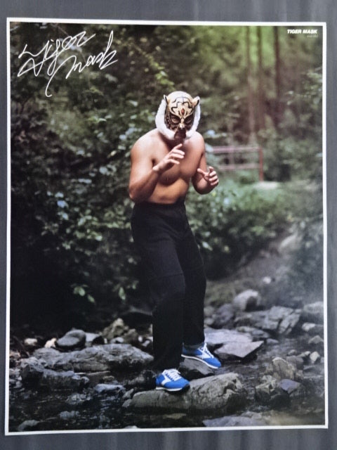 First Tiger Mask GONG JUMBO PIN-UP Wrestling  SELECTION