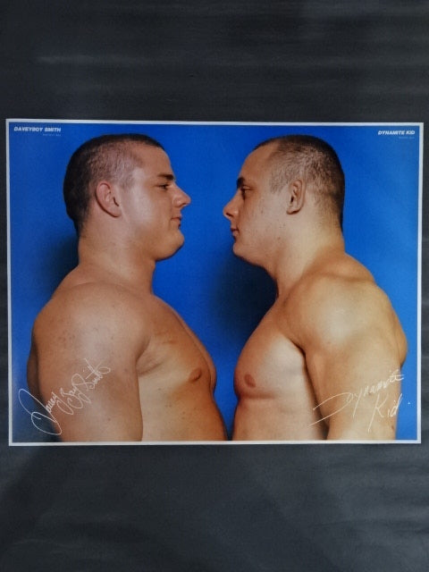 Dynamite Kid & Davey Boy Smith  GONG JUMBO PIN-UP Wrestling  SELECTION