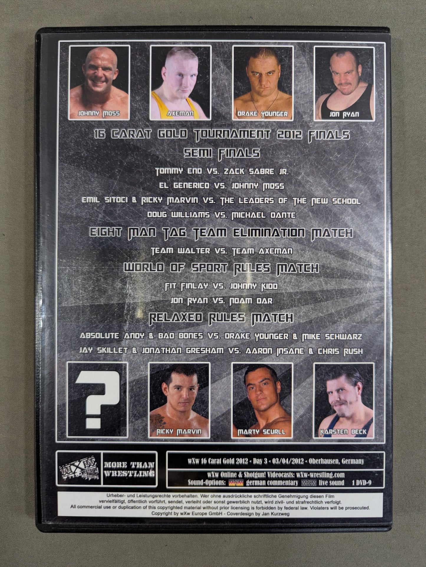 WXW 16 CARAT GOLD 2012 DAY.3