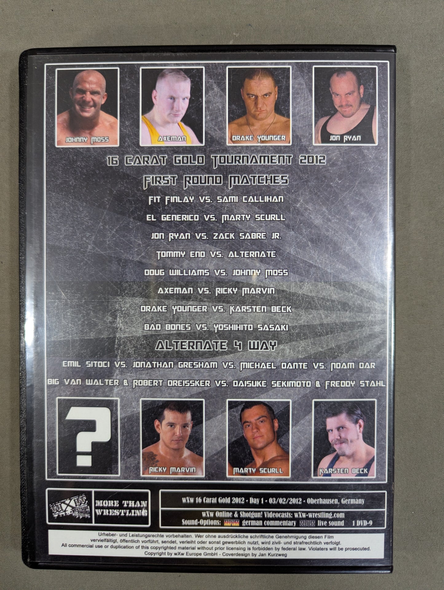 WXW 16 CARAT GOLD 2012 DAY.1