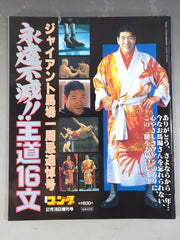 ★ジャイアント馬場★貯金箱★レトロ★レア★希少★ ゴング増刊号 永遠不滅!! 王道16文 ジャイアント馬場一周忌 – 闘道館