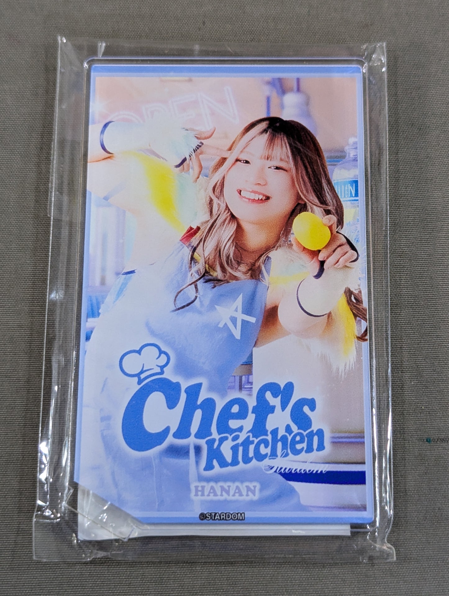 HANAN  STARDOM CARD PARTY Acrylic Stand Chef's Kitchen
