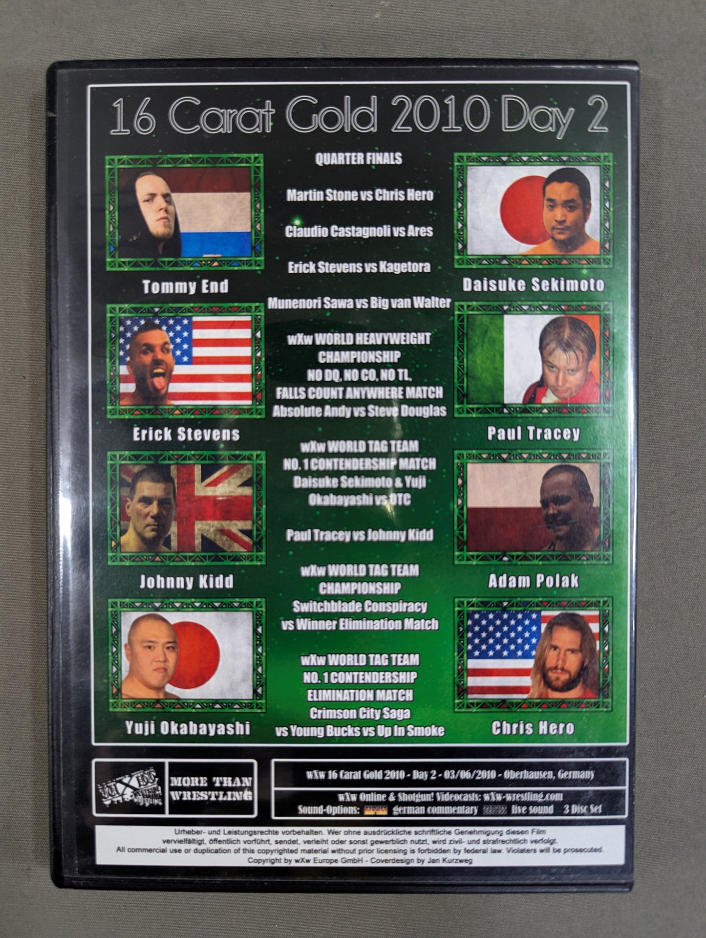 WXW 16 CARAT GOLD 2010  DAY.2