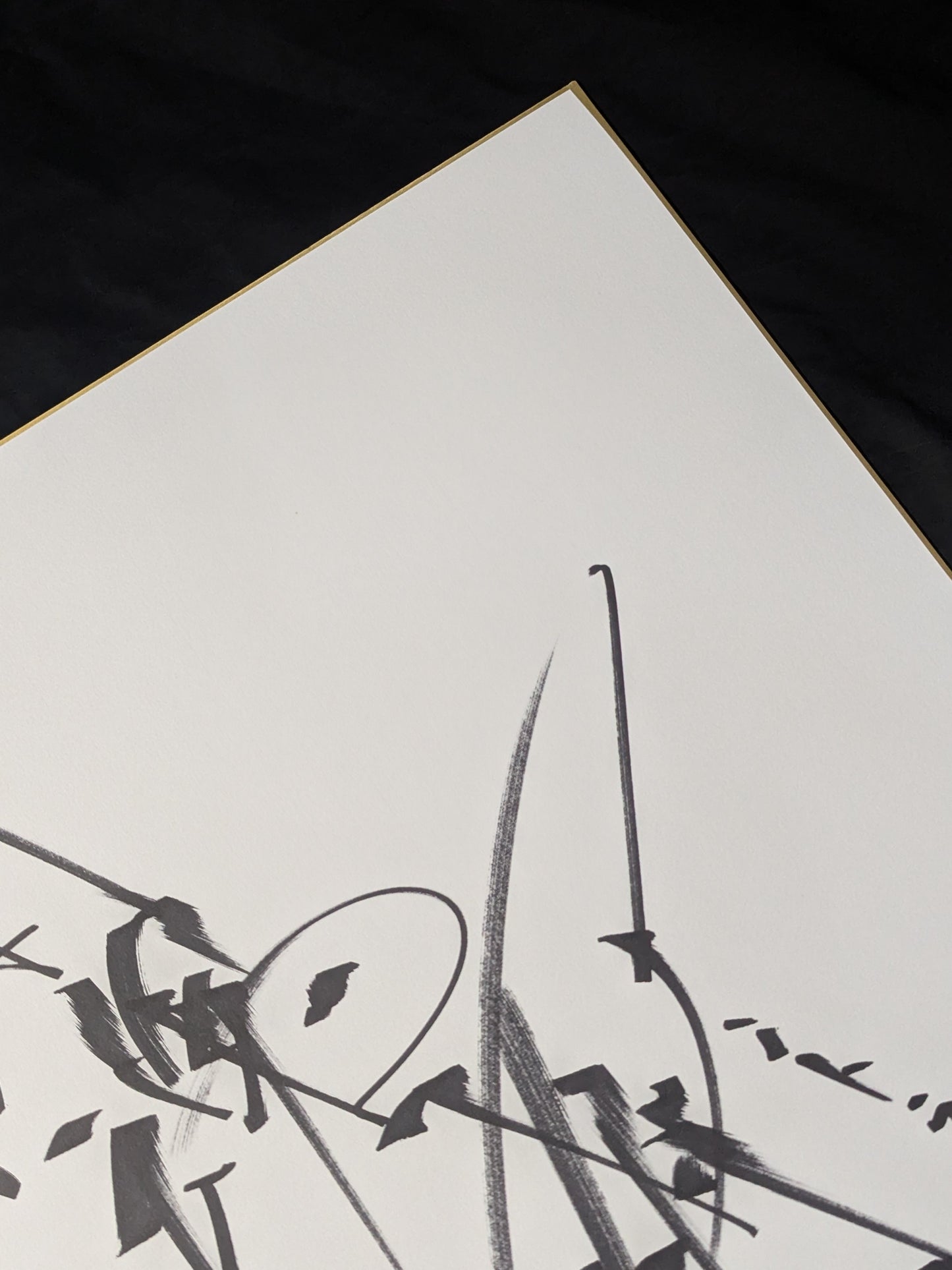 Antonio Inoki  (Fighting Spirit, Extra Large) Shikishi ( Autograph board ) )