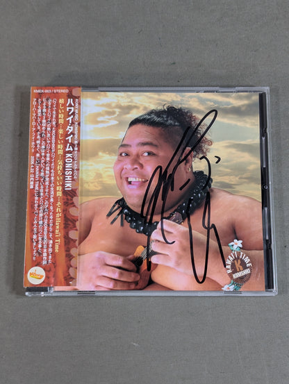 【hand signed autograph】 HAWAII TIME / KONISHIKI