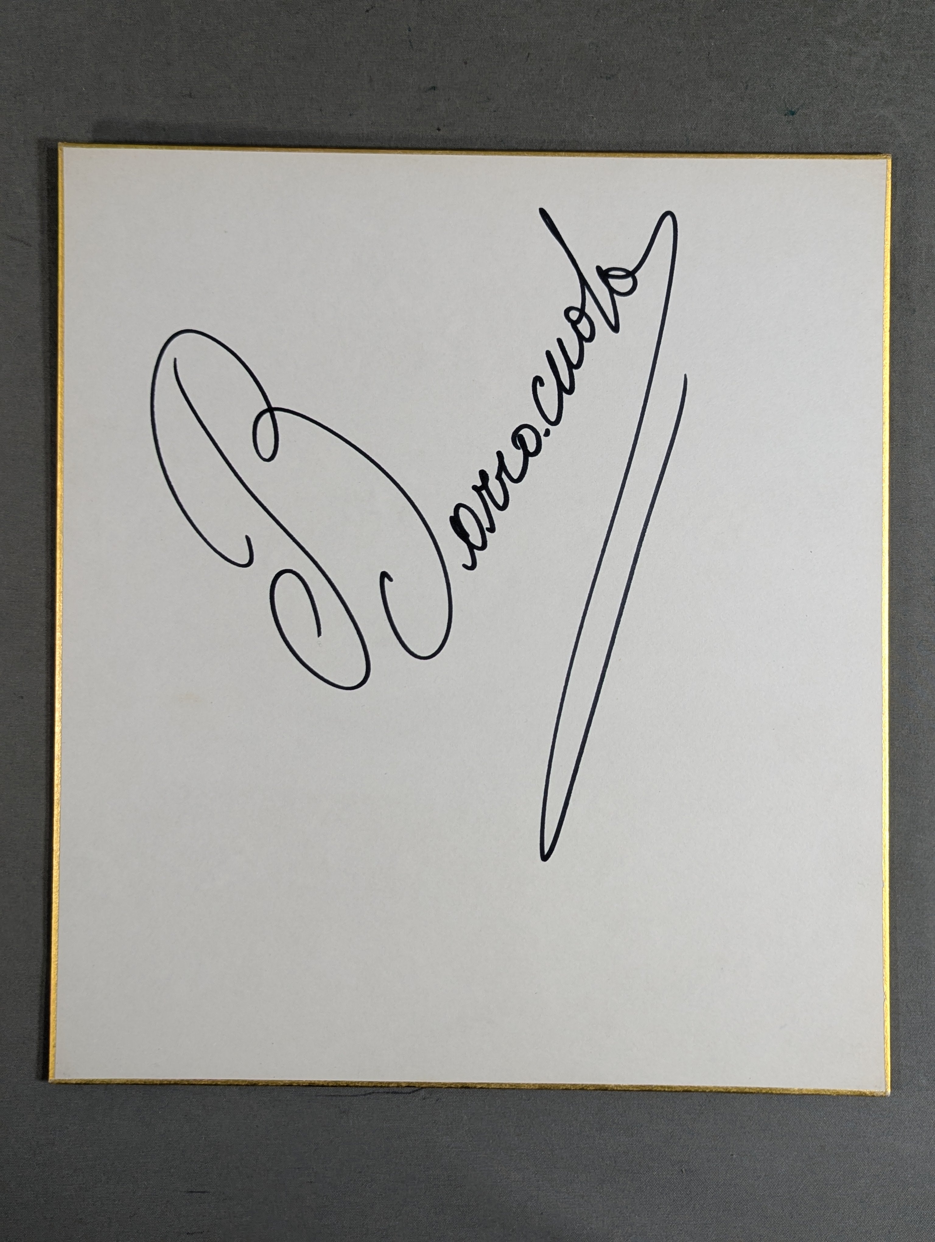 サイン色紙 – 闘道館