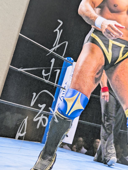 Masakatsu Funaki  hand signed autograph Pro-Photo (A-7)