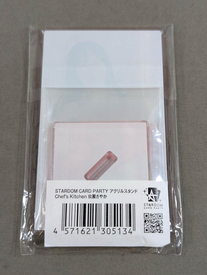 SAYAKA KURARA  STARDOM CARD PARTY Acrylic Stand Chef's Kitchen