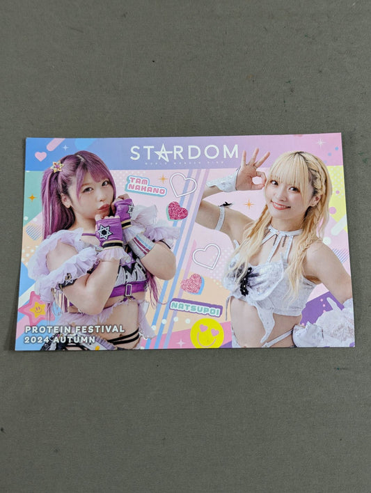 Tam Nakano  & NATSUPOI  "Autumn Protein Festival" 2024" Postcard