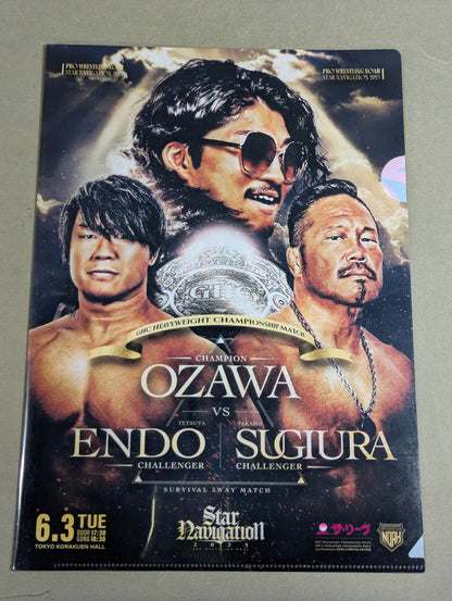 Pro-wrestling NOAH plastic file folder Sets(13)