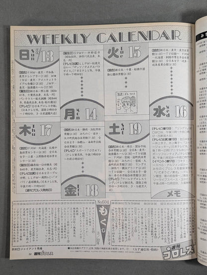 Weekly Pro Wrestling  604