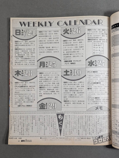 Weekly Pro Wrestling  610