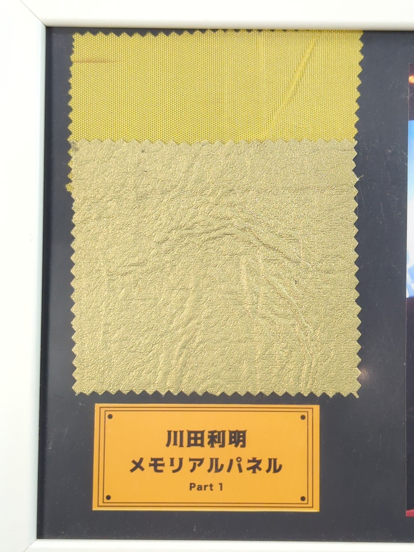 ★ worn by him in ★ a gown Toshiaki Kawada Hand signed autograph  memorial panel