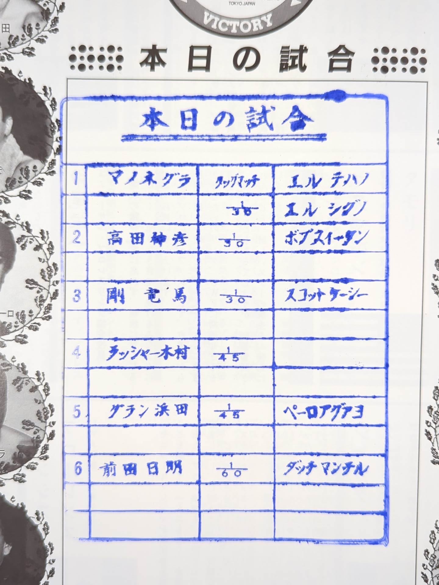 ☆旗揚げ戦☆ 第1次UWF / U.W.F.オープニング・シリーズ – 闘道館