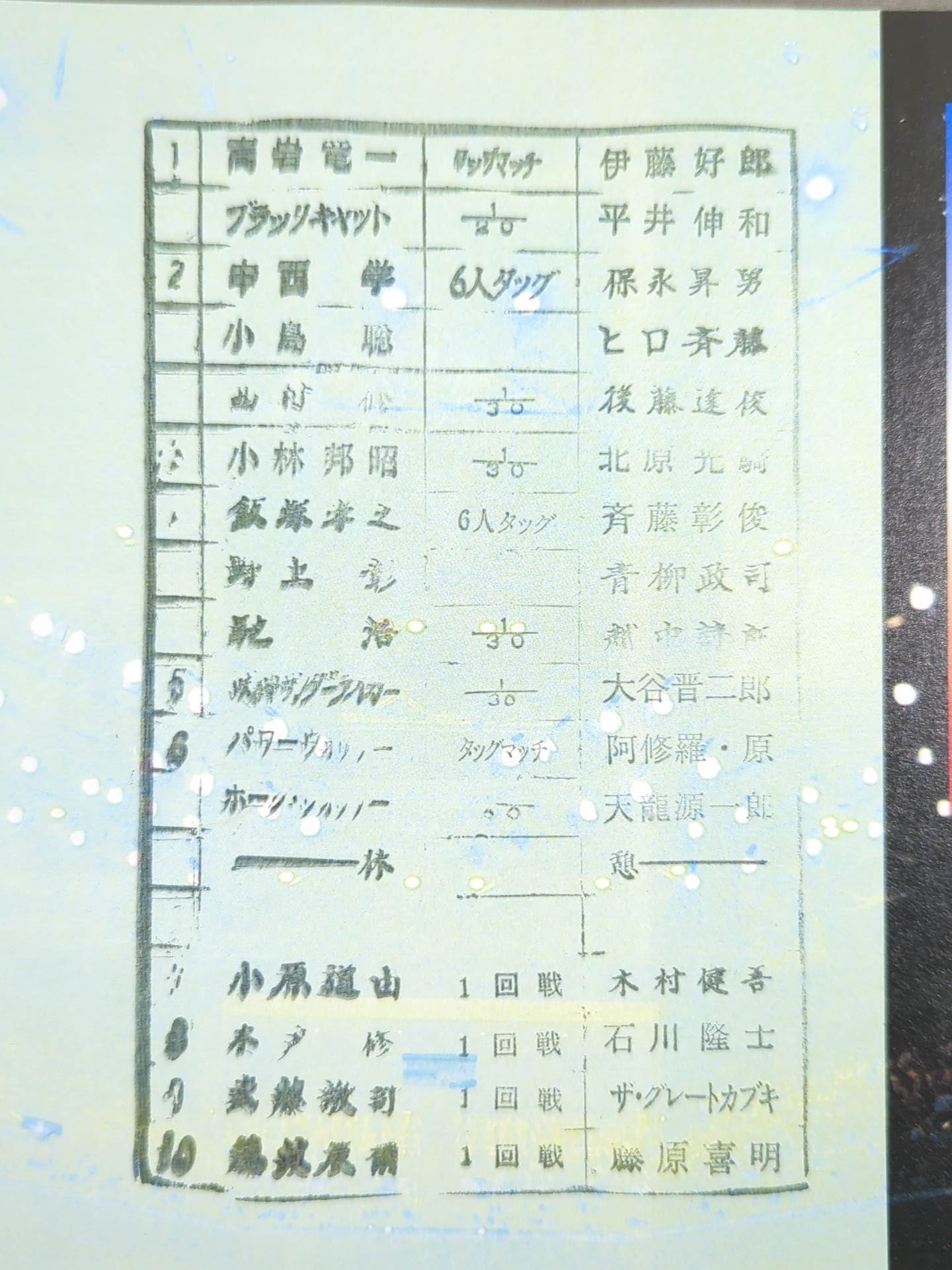 Fighting Spirit Pia SPECIAL G1 Climax