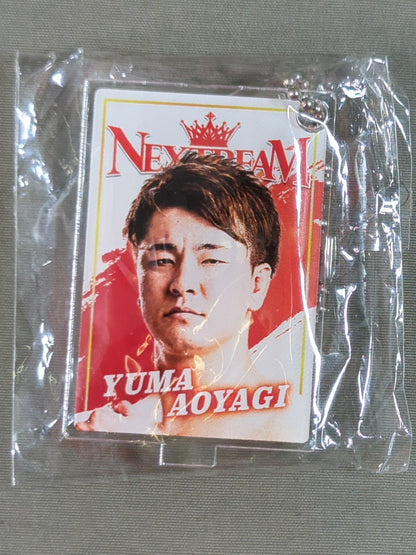 青柳優馬 全日本プロレスガチャ アクリルスタンドキーホルダー