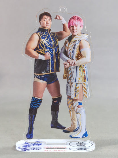 ★全日本プロレス美容部×日本盛★ 青柳兄弟 アクリルスタンド