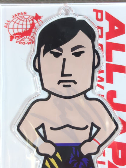【hand signed autograph】 Ren Ayabe  Character Acrylic Stand Keychain
