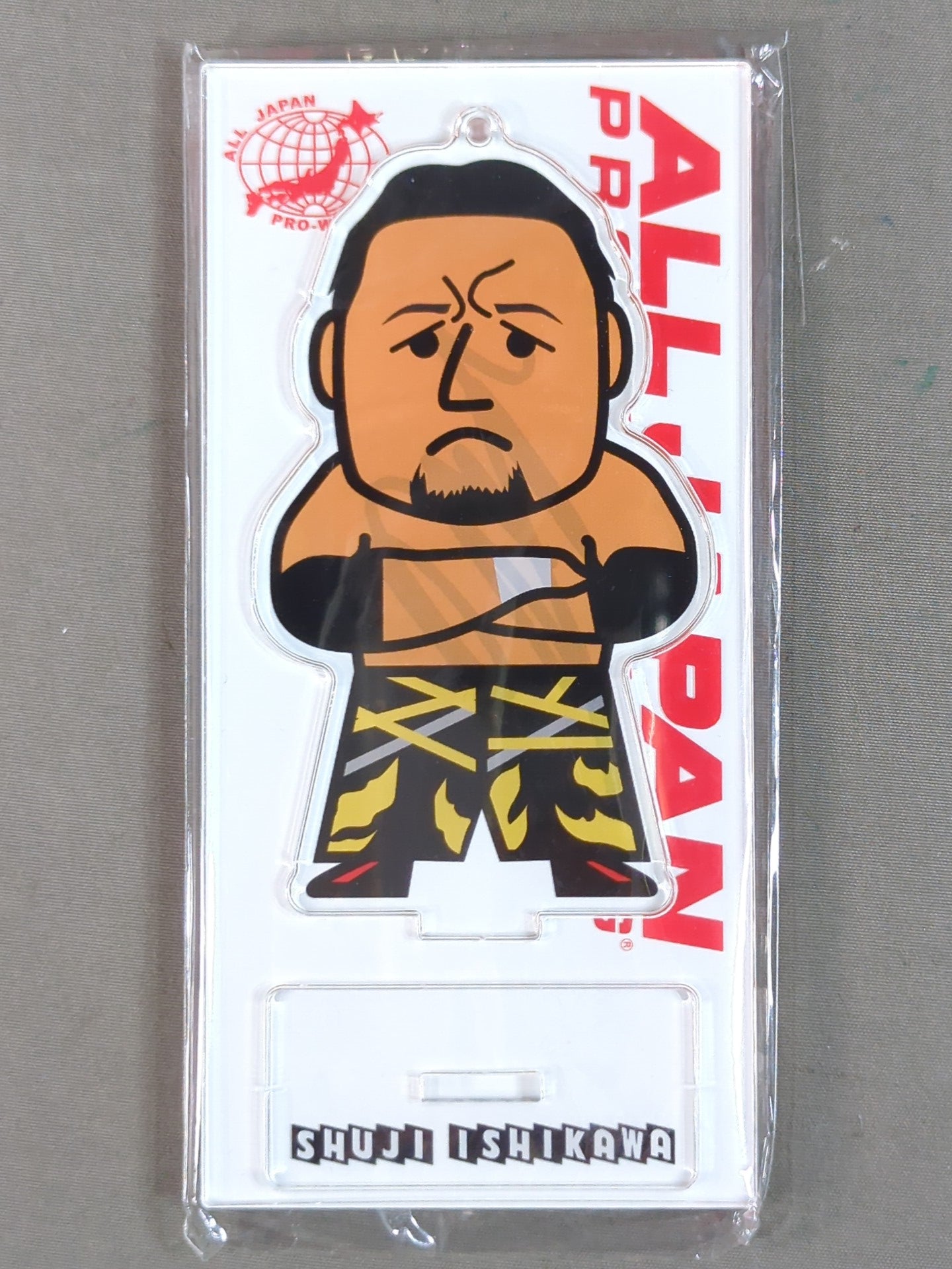 【hand signed autograph】 Shuji Ishikawa Character Acrylic Stand Keychain