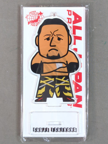 【hand signed autograph】 Shuji Ishikawa Character Acrylic Stand Keychain
