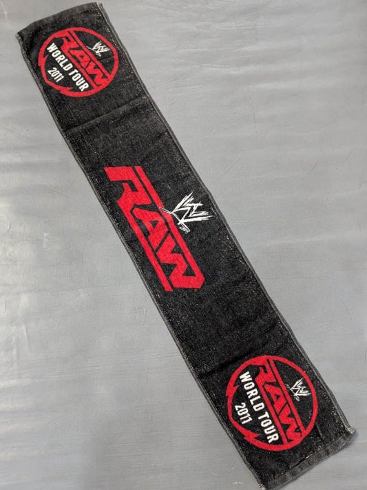 WWE RAW WORLD TOUR 2011 Muffler Towel