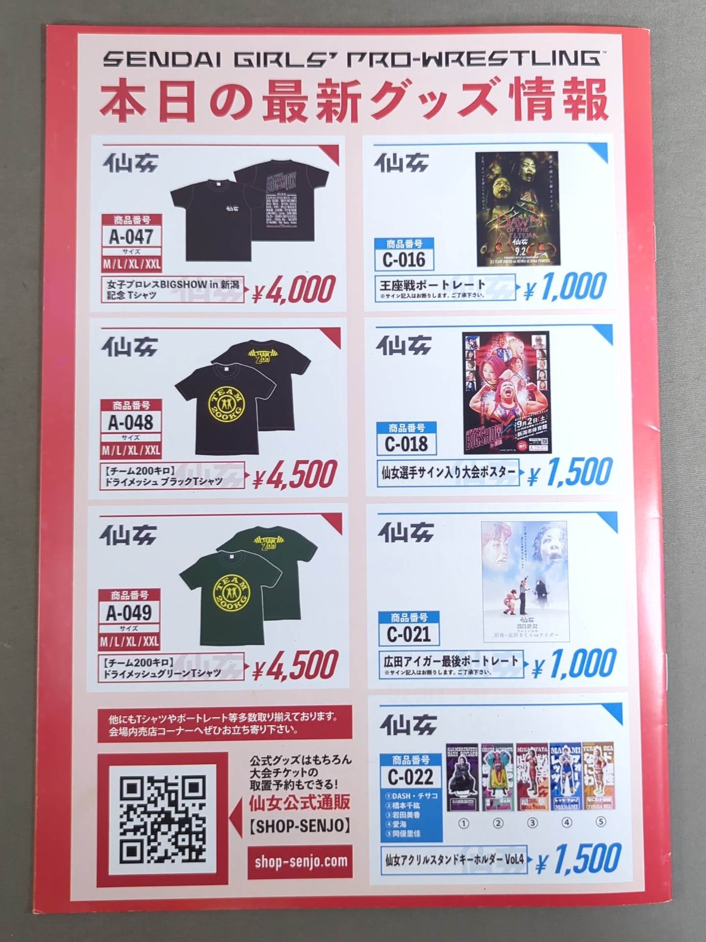 Sendai Girls / BIG SHOW in Niigata (2023.9.2)