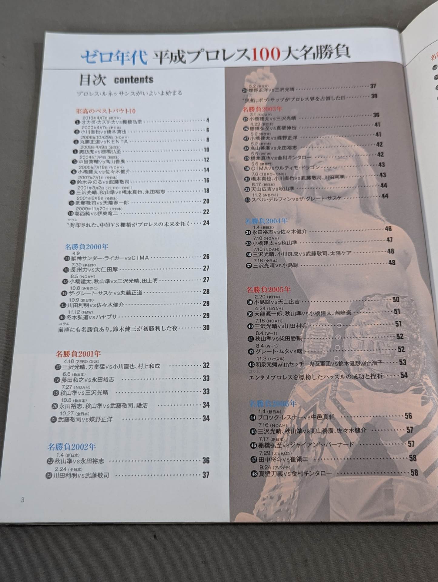 Zero Era Heisei Pro Wrestling  100 Great Names