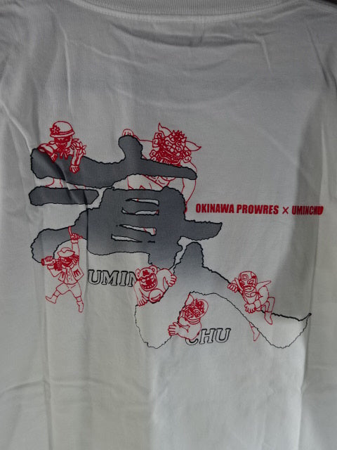 【Super Delfin  hand signed autograph 】Oki Nanami Pro Wrestling × T-shirt