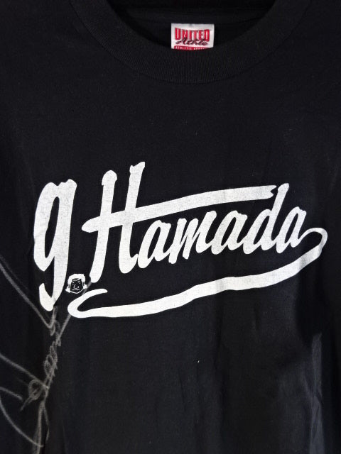 【hand signed autograph】 Gran Hamada  " g.Hamada" T-Shirt
