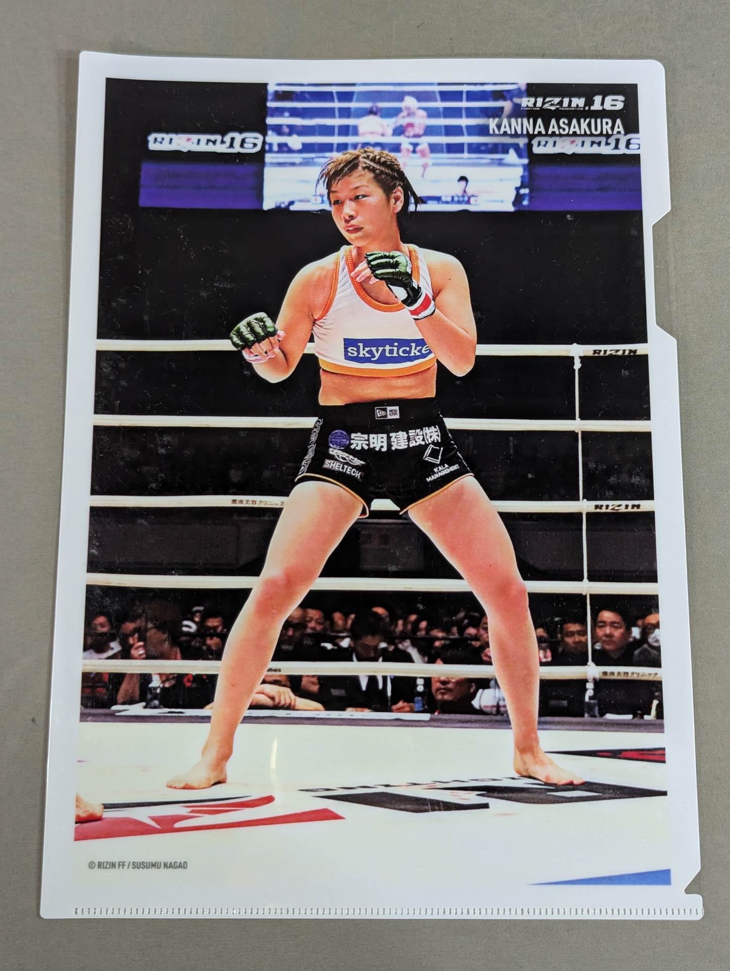 RIZIN.16 plastic file folder  set