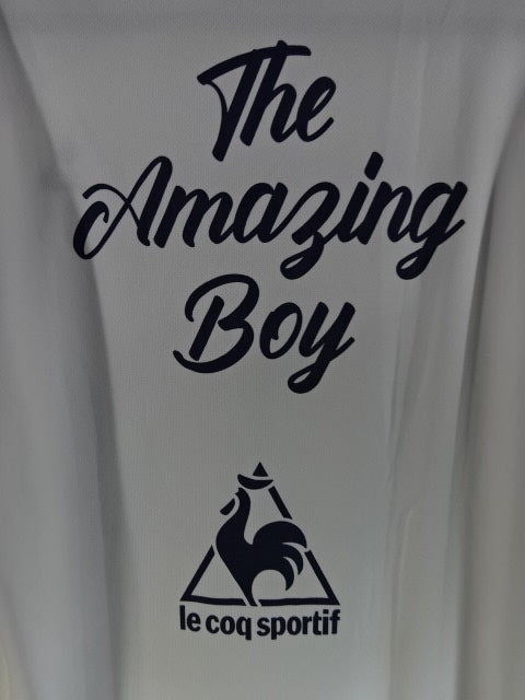 直筆サイン入り】寺地拳四朗「SKR」ドライTシャツ①(ホワイト) – 闘道館