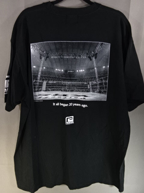 PRIDE.1 Nobuhiko Takada vs Rickson Gracie  20th Anniversary T-Shirt (1) (Black)