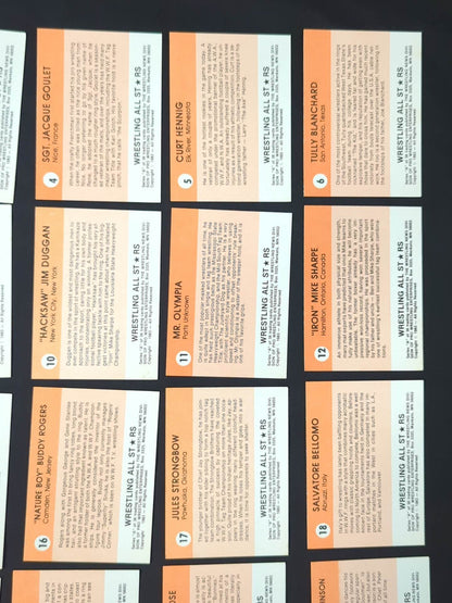 1983 Wrestling All Stars, Series A complete set of 36 cards (unopened)