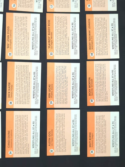 1983 Wrestling All Stars, Series A complete set of 36 cards (unopened)